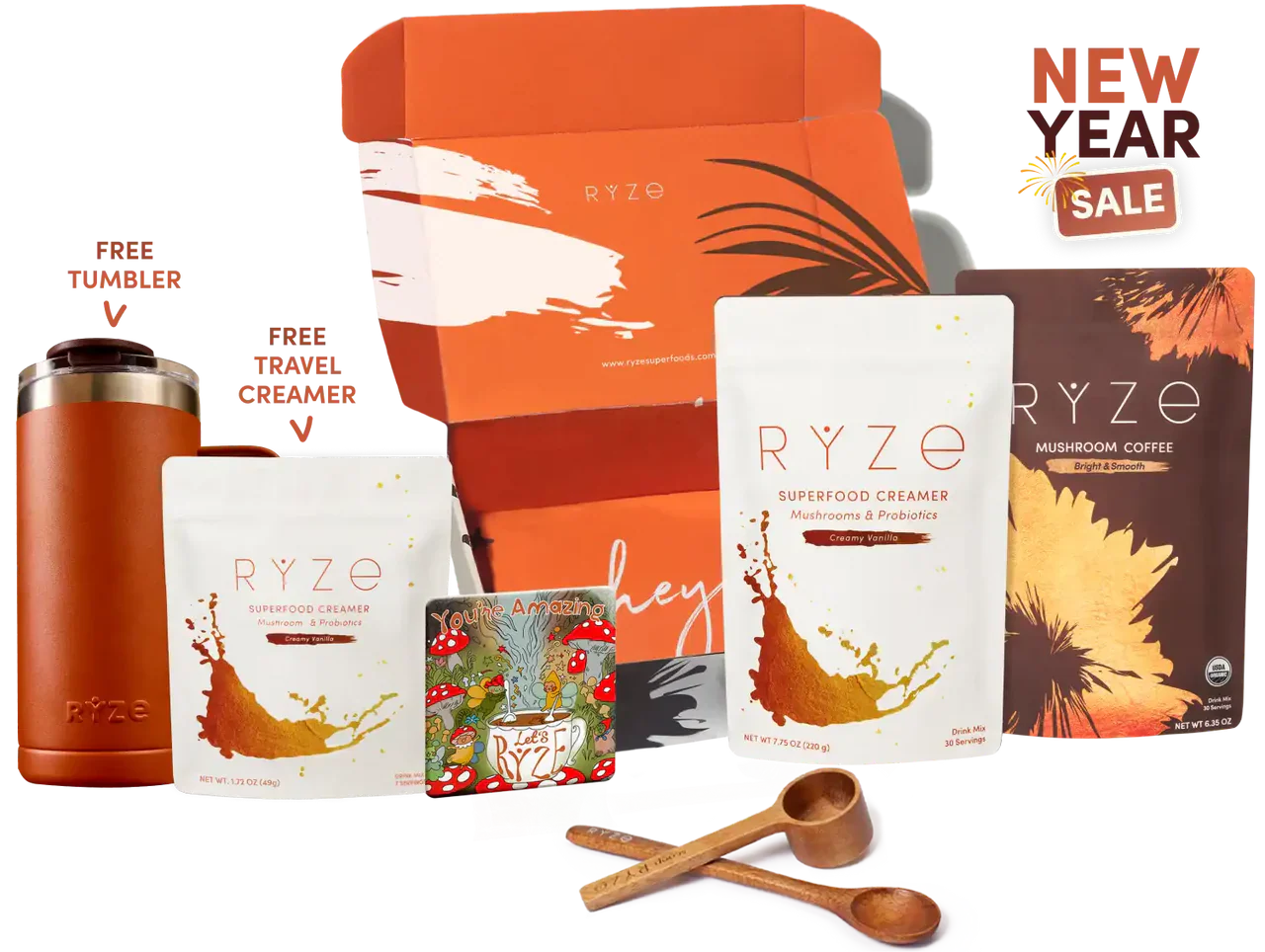 RYZE n Shine Bundle (Coffee + Creamer) - Choice MG8550